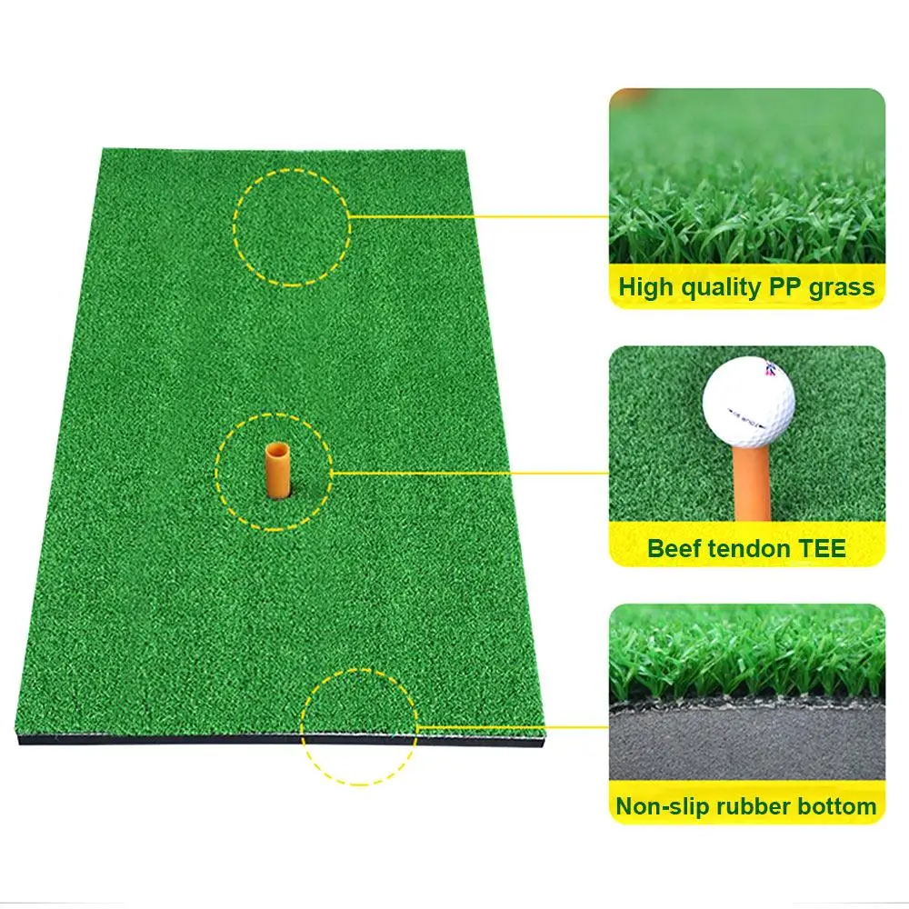 Rubber Pad Nylon Grass Golf Practice Mat Artificial Lawn Golf Hitting Mat Durable Backyard Tee Training Useful Outdoor Indoor
Rubber Pad Nylon Grass Golf Practice Mat Artificial Lawn Golf Hitting Mat Durable Backyard Tee Training Useful Outdoor Indoor