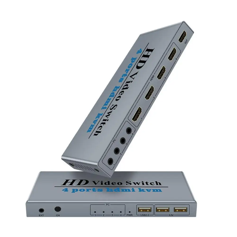 4 порта HDMI-совместимый переключатель 1,4 квм 4 K 30 Гц для 4 компьютеров, совместное использование одного монитора, клавиатуры, мыши, принтера, ак...
4 порта HDMI-совместимый переключатель 1,4 квм 4 K 30 Гц для 4 компьютеров, совместное использование одного монитора, клавиатуры, мыши, принтера, ак...