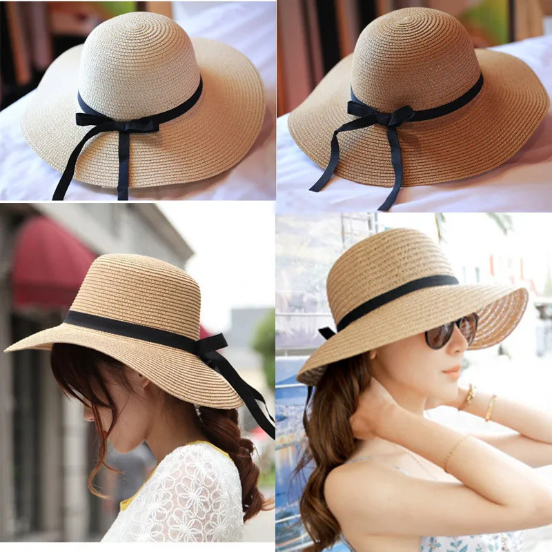 Fashion Simple Foldable Wide Brim Floppy Girls Straw Hat Sun Hat Beach Women Summer Hat UV Protect Travel Cap Lady Cap Female
Fashion Simple Foldable Wide Brim Floppy Girls Straw Hat Sun Hat Beach Women Summer Hat UV Protect Travel Cap Lady Cap Female