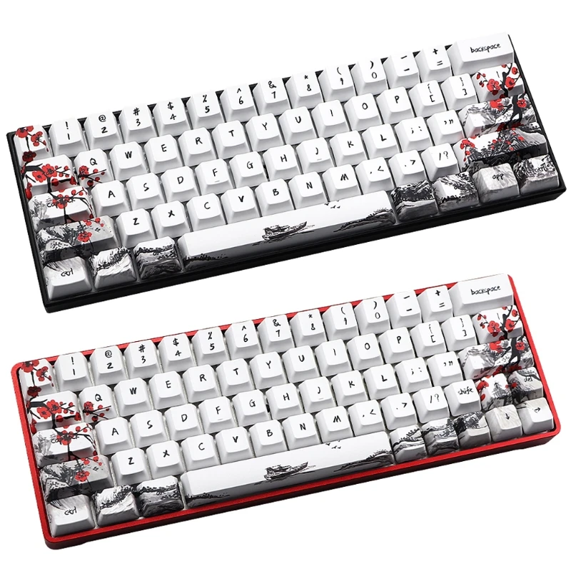 71 Keys Wangjiang Plum Blossom Keycap Dye Sublimation OEM Profile Mechanical Keyboard Keycap For GH60 XD64 DZ60 GK61 GK64
71 Keys Wangjiang Plum Blossom Keycap Dye Sublimation OEM Profile Mechanical Keyboard Keycap For GH60 XD64 DZ60 GK61 GK64