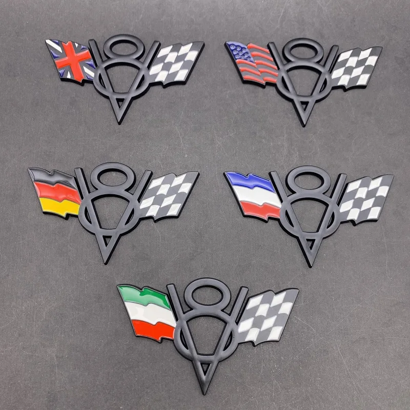 3D Metal V8 Germany US National Car Badge Decal Emblem-Sticker Fender Tailgate Styling For Ford Chevrolet Keychain Trunk
3D Metal V8 Germany US National Car Badge Decal Emblem-Sticker Fender Tailgate Styling For Ford Chevrolet Keychain Trunk