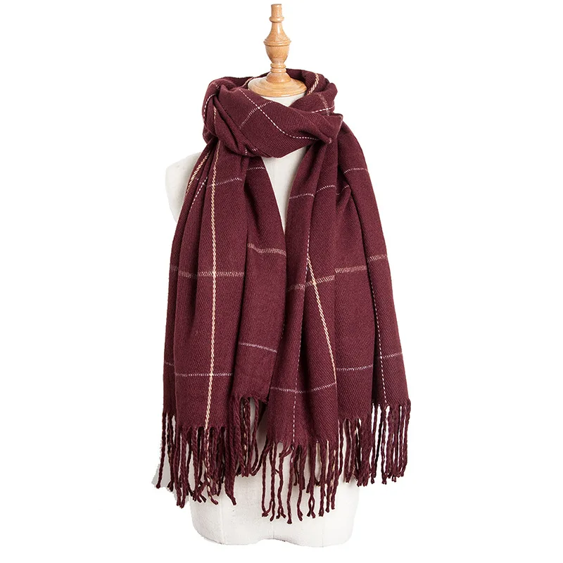 Scarf Women For Winter Warm Scarves With Tassel Scarf For Women Shawl And Wrap Bandana Pashmina Female Scarves 
Scarf Women For Winter Warm Scarves With Tassel Scarf For Women Shawl And Wrap Bandana Pashmina Female Scarves
