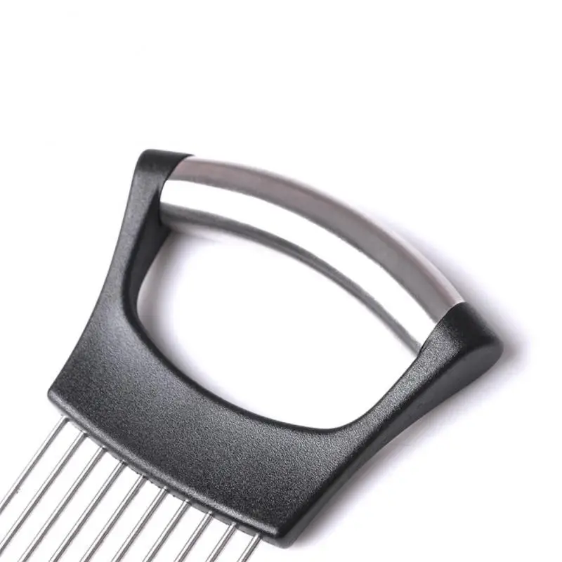 Stainless steel vegetable holder cutting kitchen gadgets onion peeler onion cutting fruit and vegetable slice holder
Stainless steel vegetable holder cutting kitchen gadgets onion peeler onion cutting fruit and vegetable slice holder
