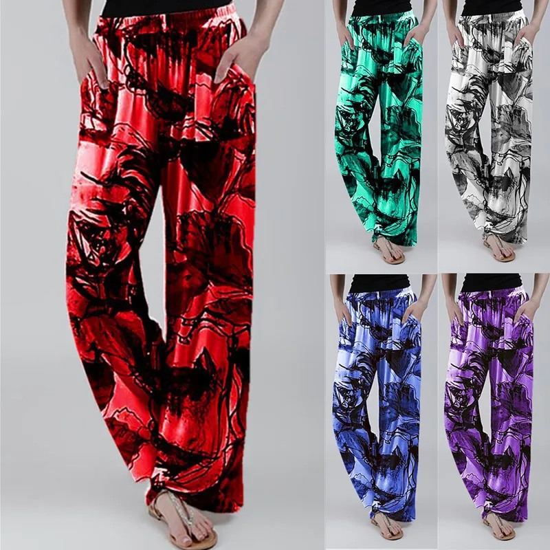 Flare Pants Loose Floral Tie-dye Printed Pants Women Exercise Pants for Women Trousers Full Length Sweatpants Cool Red
Flare Pants Loose Floral Tie-dye Printed Pants Women Exercise Pants for Women Trousers Full Length Sweatpants Cool Red