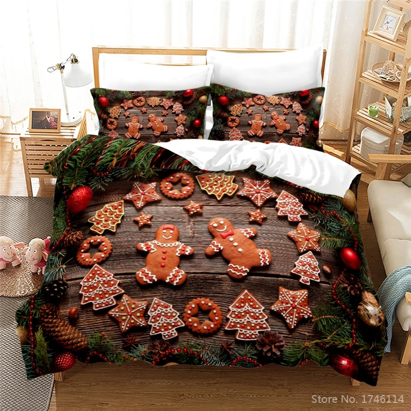 2/3pcs Merry Christmas Bedding Set Duvet Cover with Pillowcase Set Twin Full Queen King Size Home Textile for Kids Adults Gift
2/3pcs Merry Christmas Bedding Set Duvet Cover with Pillowcase Set Twin Full Queen King Size Home Textile for Kids Adults Gift