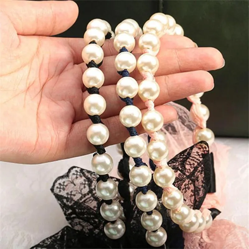 Elegant Pearl Lace Streamer Headband Pearl Lace Streamer Headpiece Headband Knot Headwear XRQ88
Elegant Pearl Lace Streamer Headband Pearl Lace Streamer Headpiece Headband Knot Headwear XRQ88