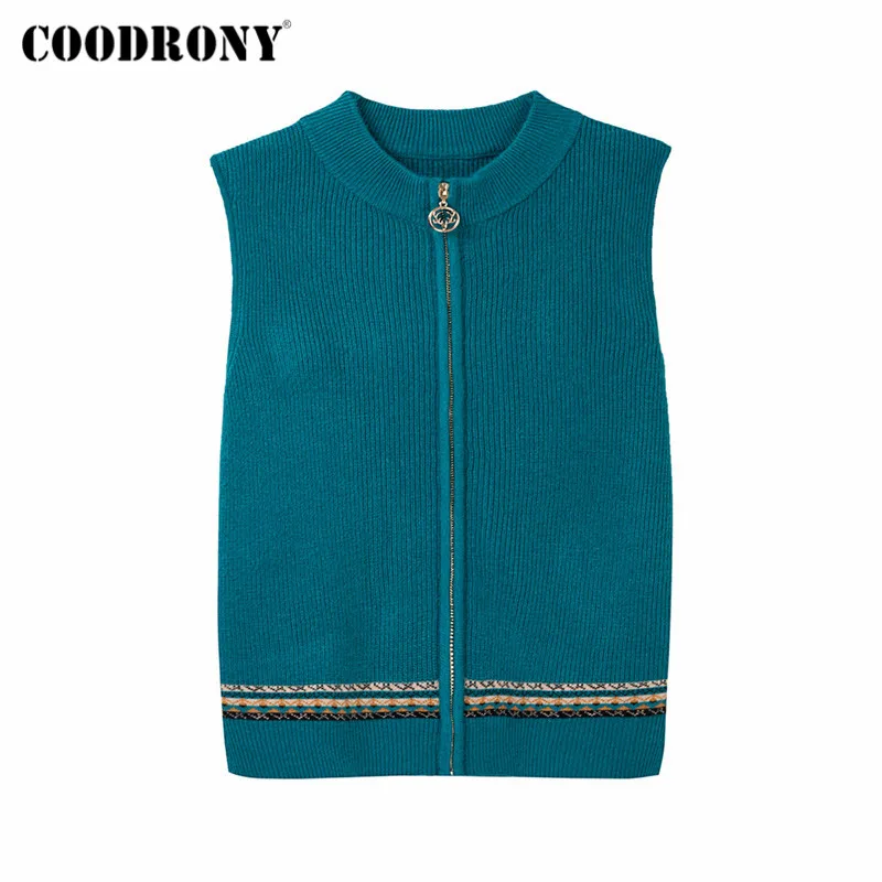 COODRONY Brand Autumn Winter Knitted Female Soft Casual Sweater Vest Streetwear Fashion Women's Sleeveless Cardigans W1441
COODRONY Brand Autumn Winter Knitted Female Soft Casual Sweater Vest Streetwear Fashion Women's Sleeveless Cardigans W1441