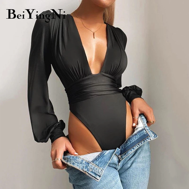 Женское сексуальное боди Beiyingni с V-образным вырезом и пышными рукавами, модные облегающие Женские комбинезоны со складками, лето 2022, НОВЫЕ ши...
Женское сексуальное боди Beiyingni с V-образным вырезом и пышными рукавами, модные облегающие Женские комбинезоны со складками, лето 2022, НОВЫЕ ши...