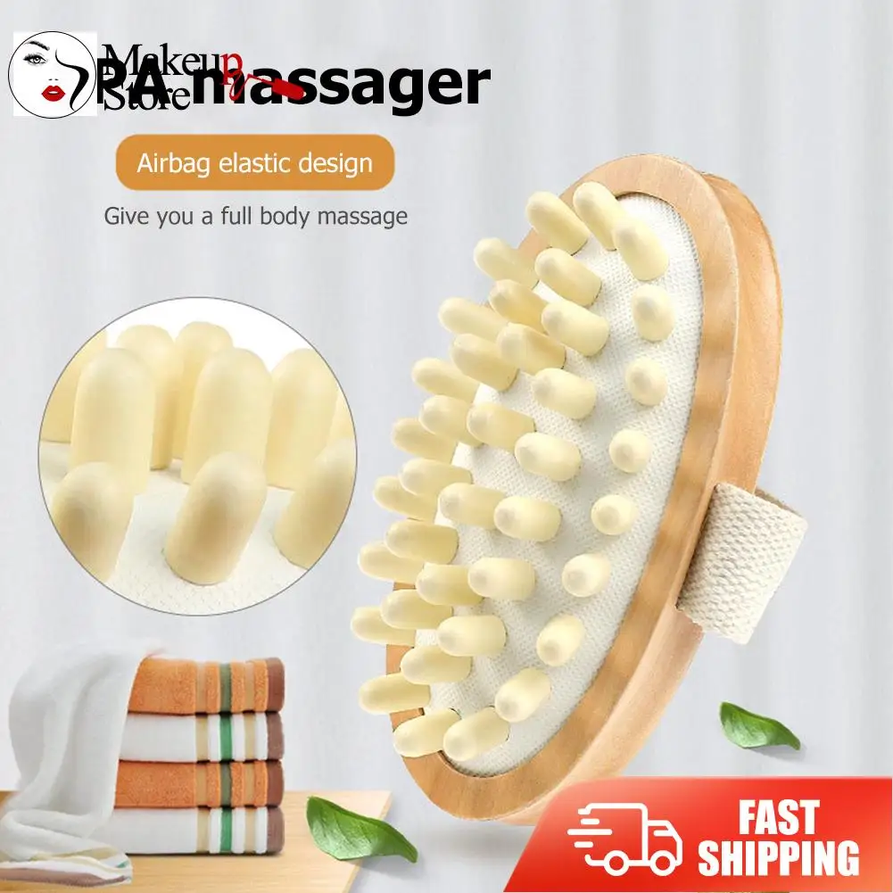 Shower Body Massager Soothing Body Airbag Wooden Essential Oil SPA Air Cushion Massage Bath Brush Household
Shower Body Massager Soothing Body Airbag Wooden Essential Oil SPA Air Cushion Massage Bath Brush Household