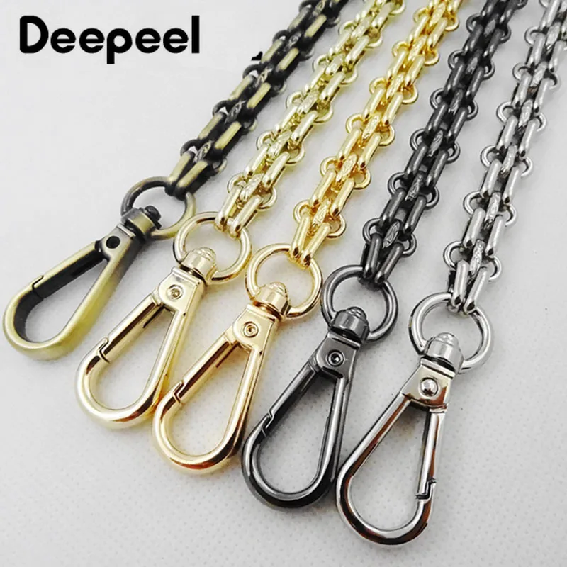 Deepeel 40/60/80/100/120/140cm 12mm Width Metal Chain Swivel Clasp Buckle Handbag Hooks Hardware DIY Bag Strap Accessories BF202
Deepeel 40/60/80/100/120/140cm 12mm Width Metal Chain Swivel Clasp Buckle Handbag Hooks Hardware DIY Bag Strap Accessories BF202