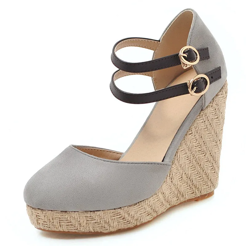 AGODOR sexy wedges shoes for women platform high heels pumps with buckle ankle strap 2020 spring summer ladies shoes black
AGODOR sexy wedges shoes for women platform high heels pumps with buckle ankle strap 2020 spring summer ladies shoes black