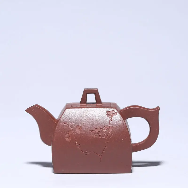 Yixing Qing cement handmade purple clay teapot Sifang Niaoyu teapot teaware online shop
Yixing Qing cement handmade purple clay teapot Sifang Niaoyu teapot teaware online shop