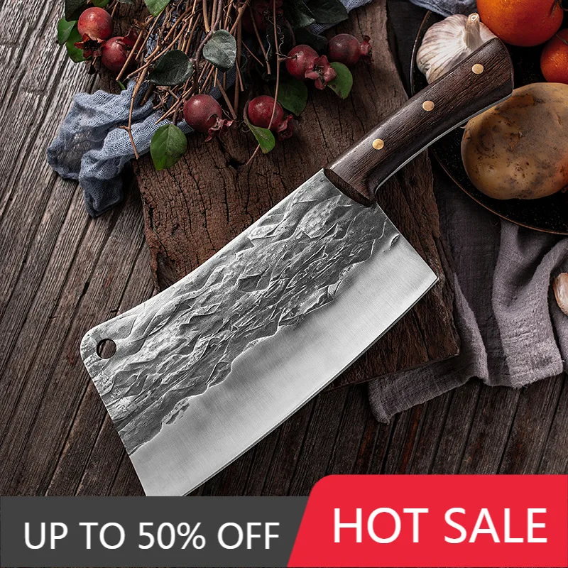 Утолщенный тяжелый нож для измельчения ручной работы кованые кухонные ножи свиньи, рогатый скот, овцы ножи для костей спарерибы Профессион...
Утолщенный тяжелый нож для измельчения ручной работы кованые кухонные ножи свиньи, рогатый скот, овцы ножи для костей спарерибы Профессион...