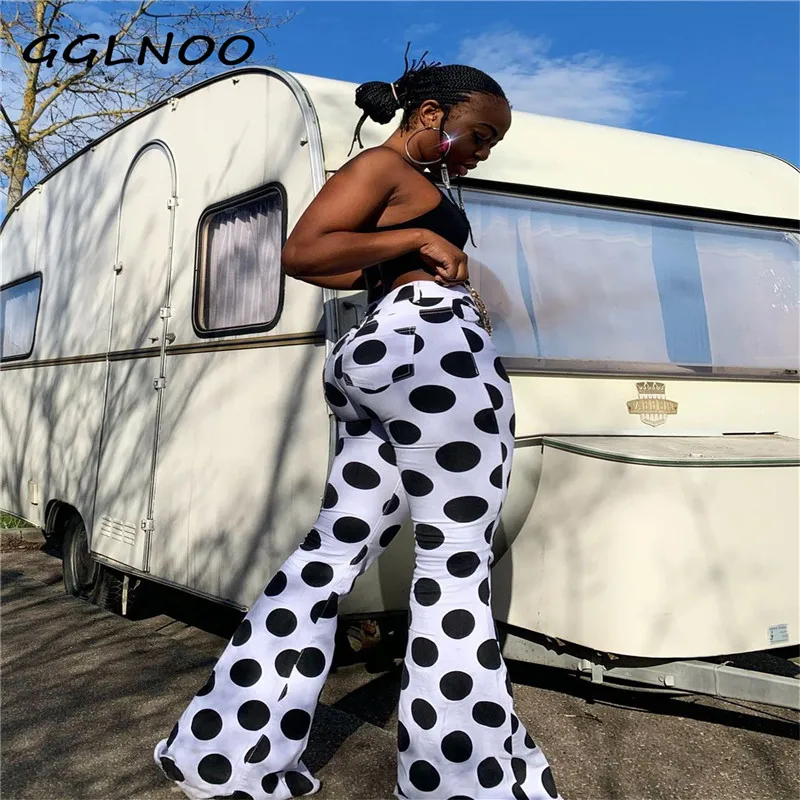 GGLNOO Point Flare Pants Women High Waist Button Up Trousers Sexy Y2k Streetwear Outfits Night Clubwear Bell Bottom Pants
GGLNOO Point Flare Pants Women High Waist Button Up Trousers Sexy Y2k Streetwear Outfits Night Clubwear Bell Bottom Pants