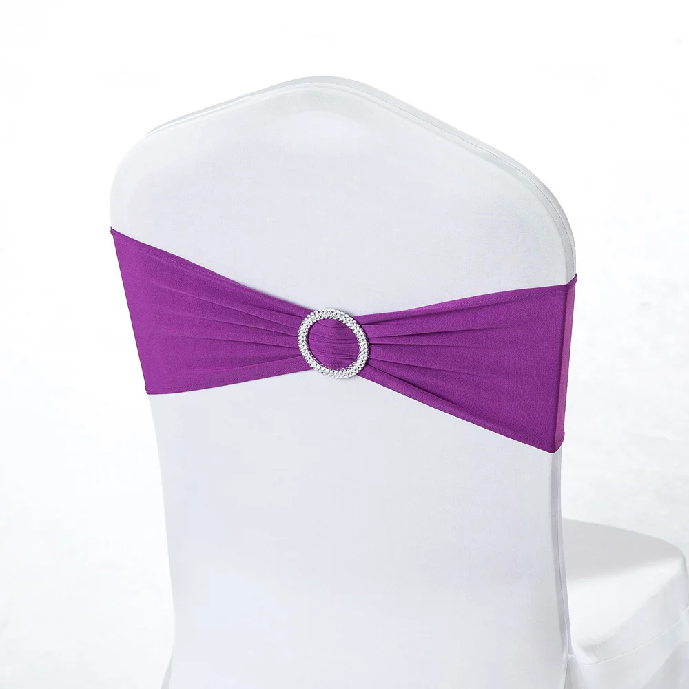 Hot Sale 50pcs/lot Black/Red/Blue Stretch Spandex Chair Band Round Buckle Chair Sash Cover For Hotel Wedding Party Decoration
Hot Sale 50pcs/lot Black/Red/Blue Stretch Spandex Chair Band Round Buckle Chair Sash Cover For Hotel Wedding Party Decoration