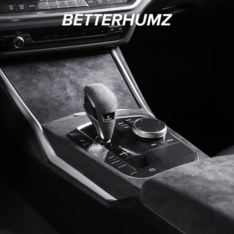 Фото BETTERHUMZ Алькантара для BMW G20 G28 G23 3 4 серии M Эффективная Центральная панель