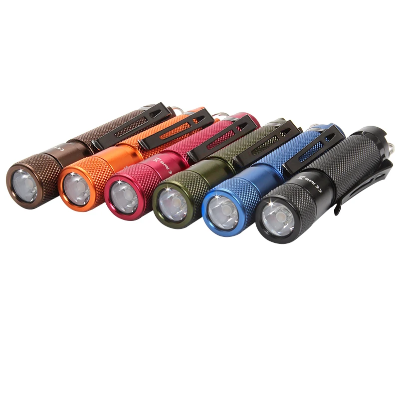 

Sofirn BLF C01S Mini LED Flashlight 4000K AAA Pocket LED Torch EDC Portable Lighting Keychain Flashlight with Clip Low to High
