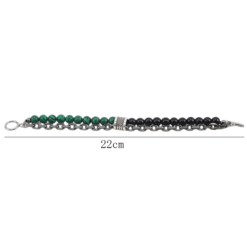 Men's Tiger Eye Stone Beaded Bracelet Stainless Steel Gunmetal Link Chain Yoga Bracelet Male Jewelry Dropshipping
Men's Tiger Eye Stone Beaded Bracelet Stainless Steel Gunmetal Link Chain Yoga Bracelet Male Jewelry Dropshipping