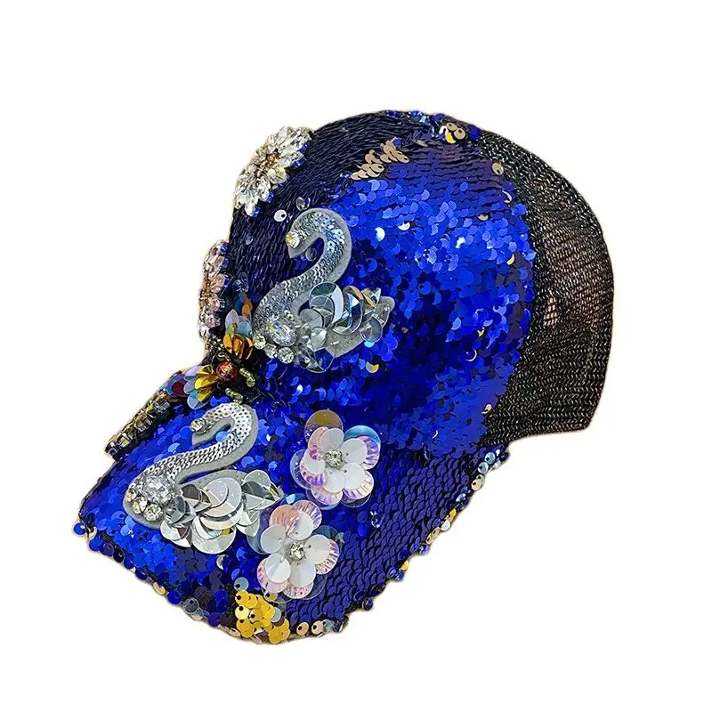 Fashion Summer Ladies Baseball Cap Snapback Shiny Fox Color Sequin Mesh Cap Girl Party Sunshade Hat
Fashion Summer Ladies Baseball Cap Snapback Shiny Fox Color Sequin Mesh Cap Girl Party Sunshade Hat