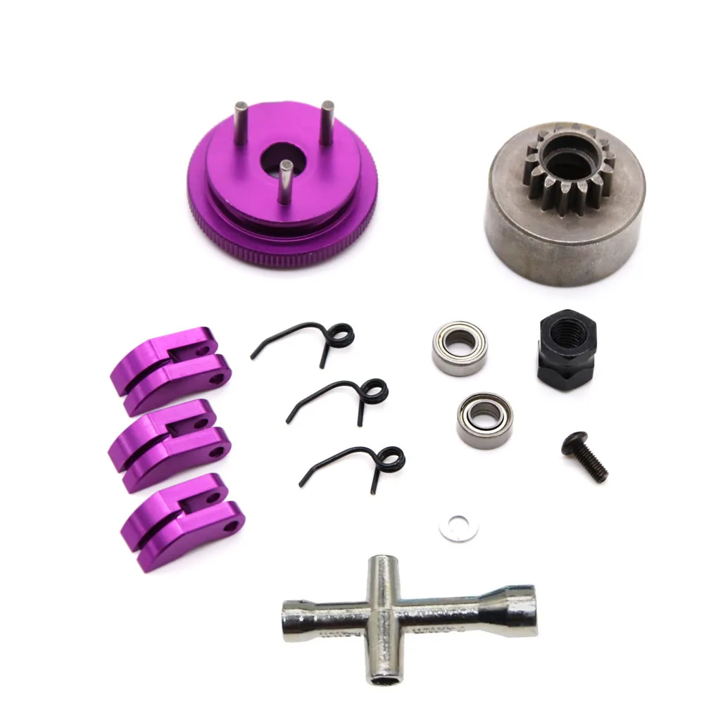 1set Mini Cross Wrench Wheel Spanner 4mm 4.5mm 5.5mm 7mm Clutch Bell 14T Gear flywheel Shoes Set With Bearing For 1/8 RC Car HSP
1set Mini Cross Wrench Wheel Spanner 4mm 4.5mm 5.5mm 7mm Clutch Bell 14T Gear flywheel Shoes Set With Bearing For 1/8 RC Car HSP