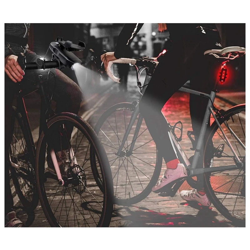 Multifunctional Bike Lights Set Lights with Phone Holder 4 in 1 Front Bike Light Bike Headlight Waterproof Adjustable
Multifunctional Bike Lights Set Lights with Phone Holder 4 in 1 Front Bike Light Bike Headlight Waterproof Adjustable