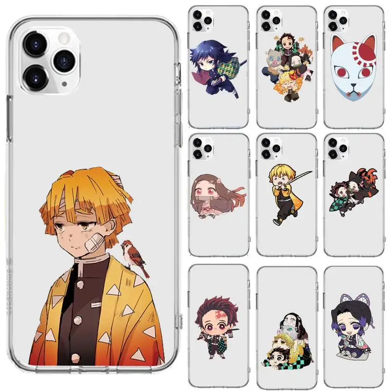 Demon Slayer Kimetsu No Yaiba Phone Case Transparent for iPhone 6 7 8 11 12 s mini pro X XS XR MAX Plus cover funda shell
Demon Slayer Kimetsu No Yaiba Phone Case Transparent for iPhone 6 7 8 11 12 s mini pro X XS XR MAX Plus cover funda shell