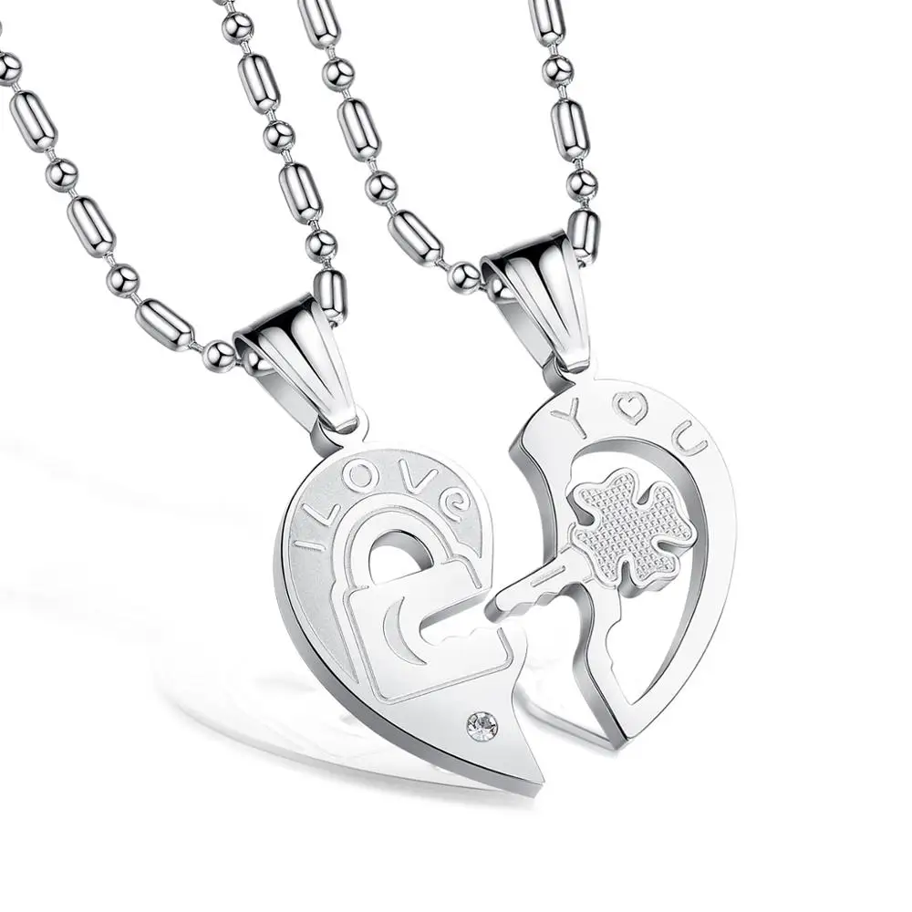 Hot Selling Stainless Steel I LOVE YOU Pendant Necklace Lock & Key Couple Jewelry New Accessories Charm Necklace For Men
Hot Selling Stainless Steel I LOVE YOU Pendant Necklace Lock & Key Couple Jewelry New Accessories Charm Necklace For Men