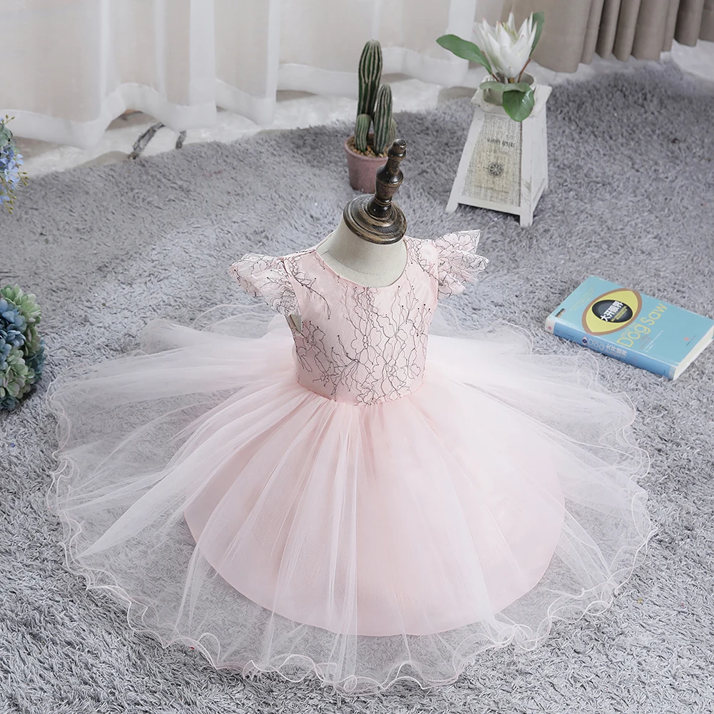 New arrival children's clothing girls dress children's lace princess dress girls flying sleeve 609
New arrival children's clothing girls dress children's lace princess dress girls flying sleeve 609