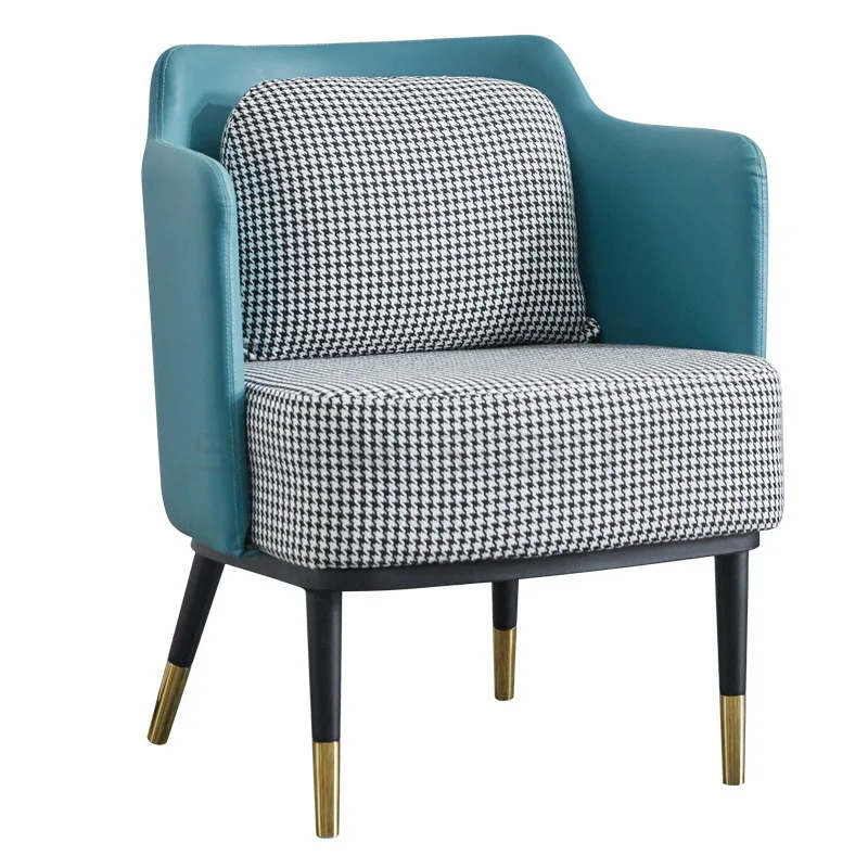 Роскошный Одноместный стул Nordic светильник для семьи, гостиницы, обеденный стул, удобный стул для переговоров, тигровый стул 
Роскошный Одноместный стул Nordic светильник для семьи, гостиницы, обеденный стул, удобный стул для переговоров, тигровый стул