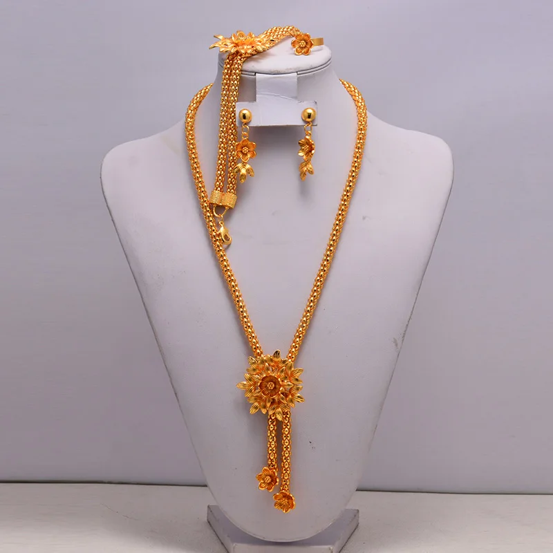 Ethiopia Dubai Gold Color Jewelry Set For Women Girls Wedding Rings Trend Ring Jewelry Party Jewelry Set
Ethiopia Dubai Gold Color Jewelry Set For Women Girls Wedding Rings Trend Ring Jewelry Party Jewelry Set