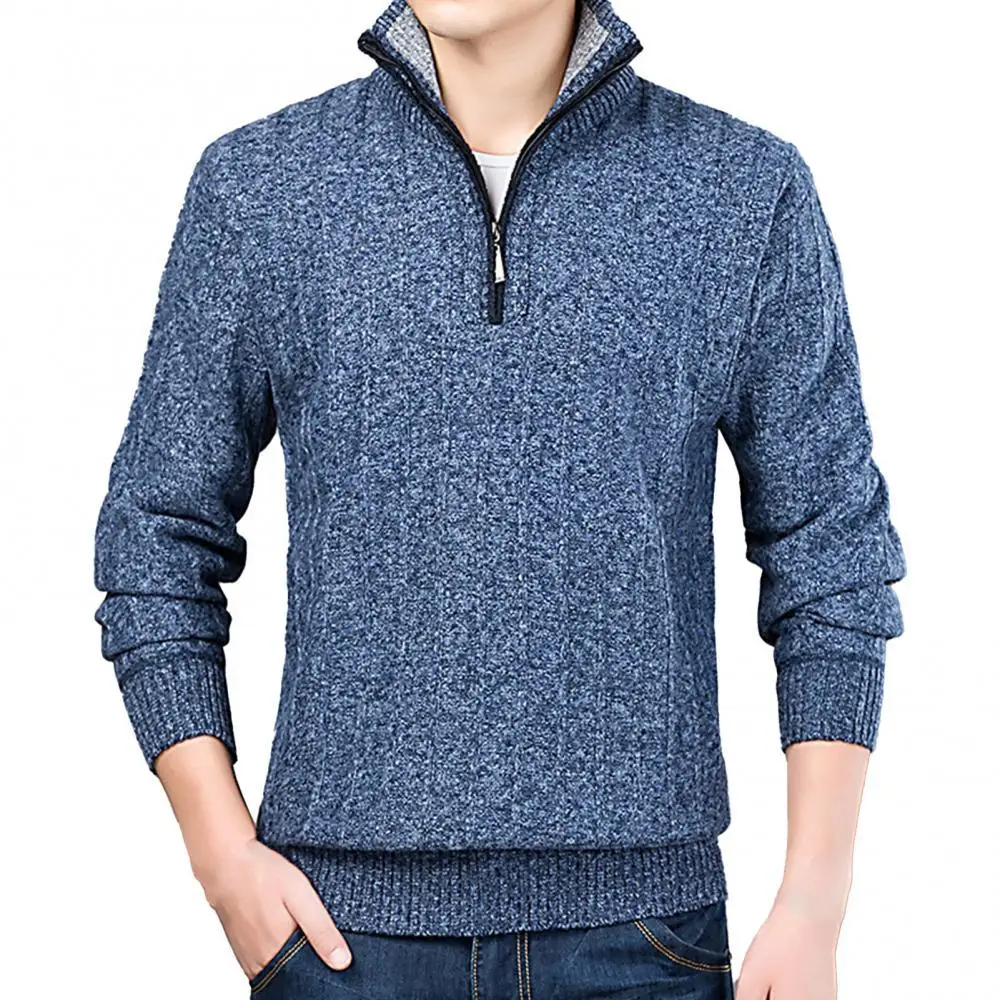 2021 new men's sweater jacket autumn and winter long-sleeved half-zip thickened hedging to keep warm men's knitted daily sweater
2021 new men's sweater jacket autumn and winter long-sleeved half-zip thickened hedging to keep warm men's knitted daily sweater