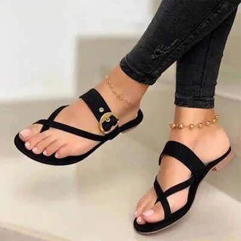 2021 Women Sandals Summer Shoes Clip Toe Casual Buckle Ladies Slides Fashion Beach Shoes Female Flats Slippers New Flip Flops
2021 Women Sandals Summer Shoes Clip Toe Casual Buckle Ladies Slides Fashion Beach Shoes Female Flats Slippers New Flip Flops
