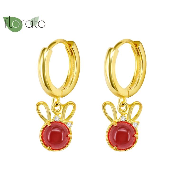 Hoop Earrings 925 Sterling Silver Exquisite Red Zircon Pendant Earrings Sweet And omantic Girls Spring Snd Summer New Jewelry
Hoop Earrings 925 Sterling Silver Exquisite Red Zircon Pendant Earrings Sweet And omantic Girls Spring Snd Summer New Jewelry