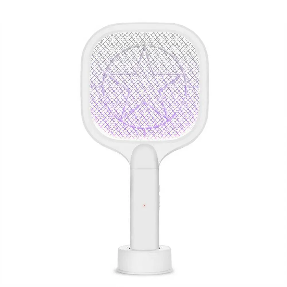 New 3000V Electric Flies Swatter Killer With UV Light USB Rechargeable LED Lamp Mosquito Trap Racket Anti Insect Bug Zapper
New 3000V Electric Flies Swatter Killer With UV Light USB Rechargeable LED Lamp Mosquito Trap Racket Anti Insect Bug Zapper