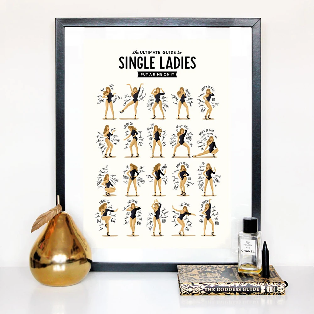 Single Ladies Dance Music Queen Canvas Painting Art Nordic Posters and Prints Wall Pictures for Living Room Decoration Frameless
Single Ladies Dance Music Queen Canvas Painting Art Nordic Posters and Prints Wall Pictures for Living Room Decoration Frameless
