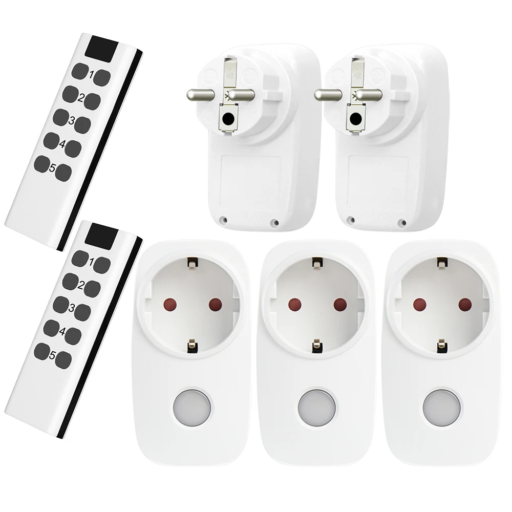 433Mhz Universal Remote Control EU French Socket Power Plug Wireless Switch 15A 220V LED Light Outlets For Smart Home Assistant
433Mhz Universal Remote Control EU French Socket Power Plug Wireless Switch 15A 220V LED Light Outlets For Smart Home Assistant