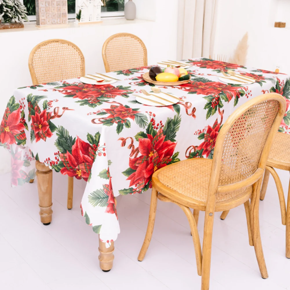 5Colors Christmas Printed Table Antifouling Tablecloth Rectangular Polyester Decoratio Applicable Hotels Restaurants Kitchen New
5Colors Christmas Printed Table Antifouling Tablecloth Rectangular Polyester Decoratio Applicable Hotels Restaurants Kitchen New