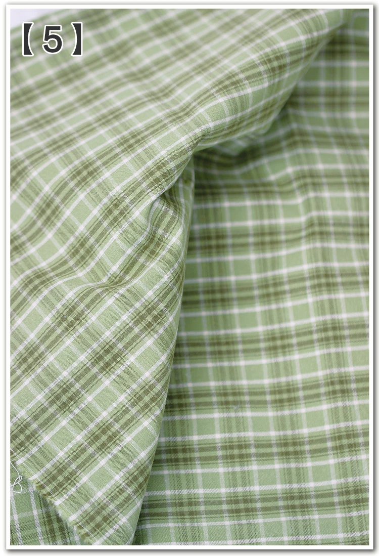 ZAKKA Pastoral Plaid Twill Cotton Fabric DIY Children's Wear Cloth Make Bedding Quilt Decoration Home for Shirt and Tablecloth
ZAKKA Pastoral Plaid Twill Cotton Fabric DIY Children's Wear Cloth Make Bedding Quilt Decoration Home for Shirt and Tablecloth