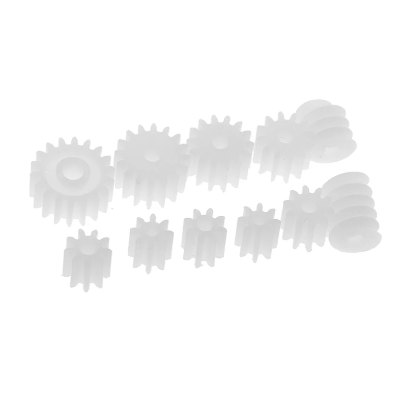 11Pcs Assorted Plastic Gear Pinion Cogs for RC Car Toy Model DIY Accessories
11Pcs Assorted Plastic Gear Pinion Cogs for RC Car Toy Model DIY Accessories