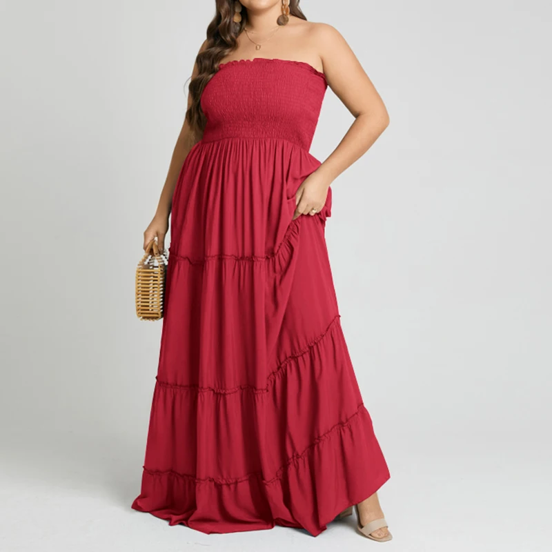 Maxi Long Dress 2022 VONDA Women Casual Solid Maxi Dress Off Shoulder Long Party Robe Female Plus Size Bohemian Vestidos 5XL
Maxi Long Dress 2022 VONDA Women Casual Solid Maxi Dress Off Shoulder Long Party Robe Female Plus Size Bohemian Vestidos 5XL