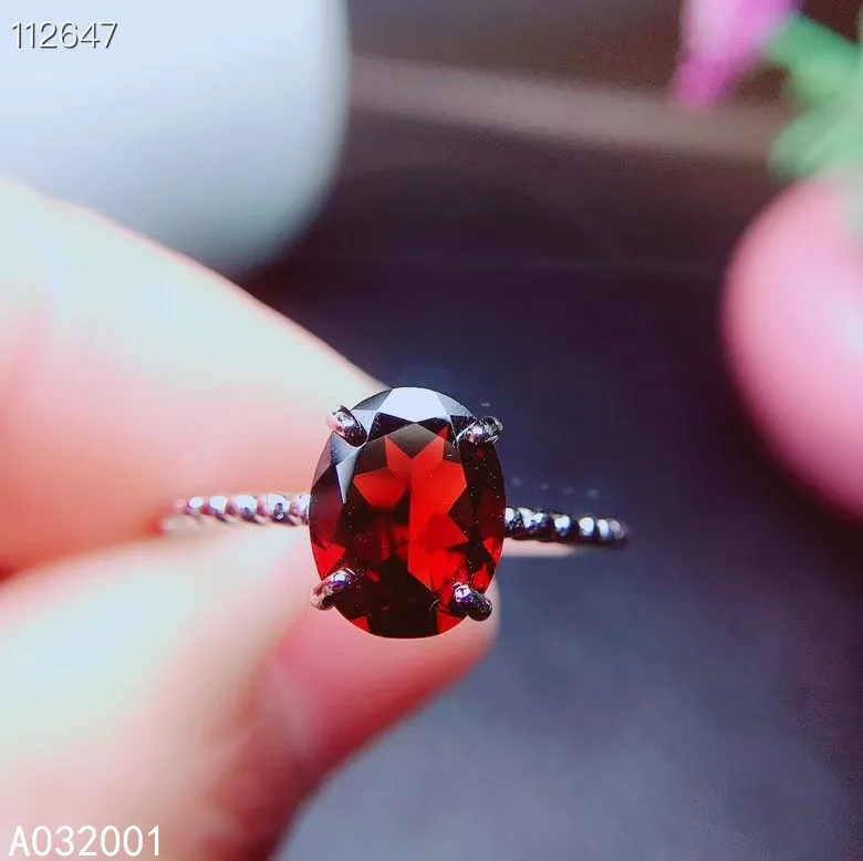 KJJEAXCMY fine jewelry natural garnet 925 sterling silver adjustable gemstone women ring support test popular beautiful 
KJJEAXCMY fine jewelry natural garnet 925 sterling silver adjustable gemstone women ring support test popular beautiful