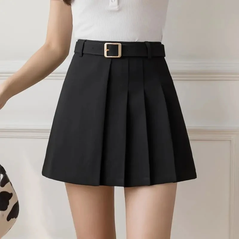 Sweet denim Pleated skirts ladies Simple High Waist dress girls A-Line Straight Trousers female skirts
Sweet denim Pleated skirts ladies Simple High Waist dress girls A-Line Straight Trousers female skirts