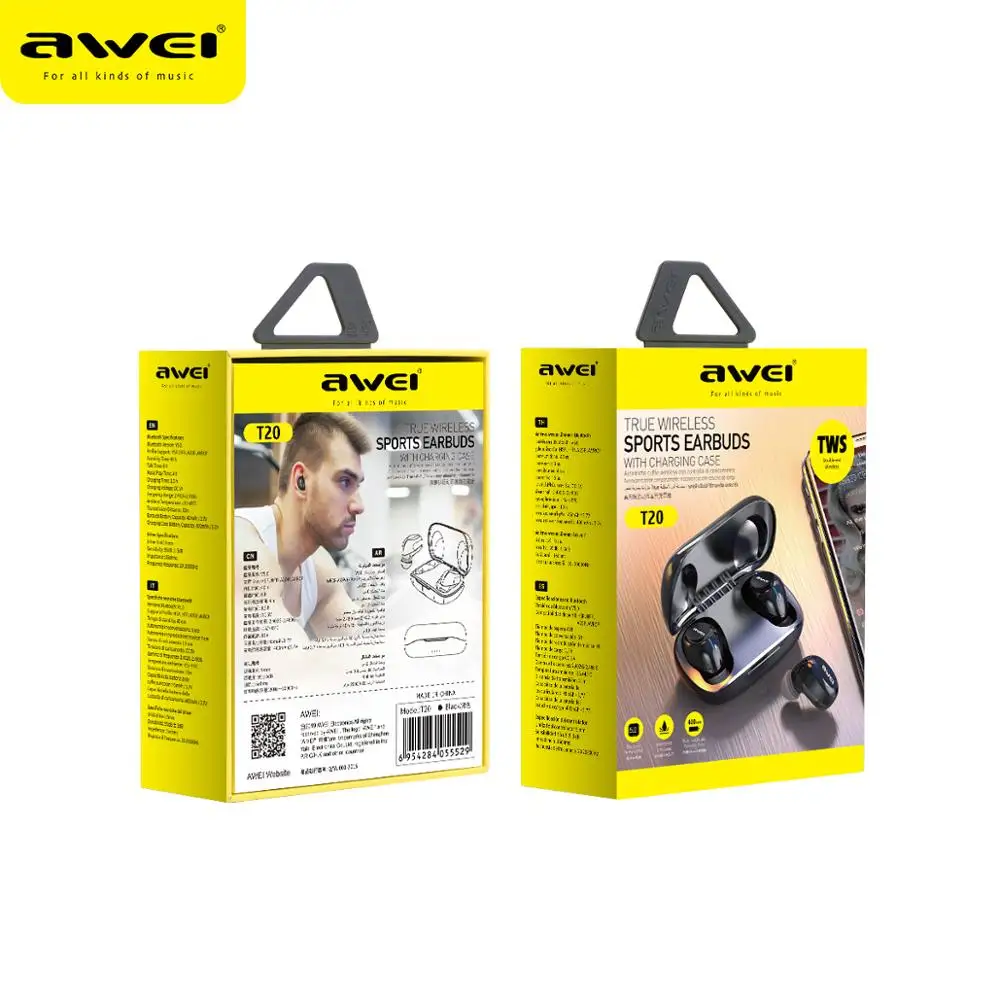 AWEI Budget TWS In Ear Mini Earbuds Gaming Bluetooth 5.0 Quality Sound Hifi Earphones With Mic Touch Contorl Wireless Headset 
AWEI Budget TWS In Ear Mini Earbuds Gaming Bluetooth 5.0 Quality Sound Hifi Earphones With Mic Touch Contorl Wireless Headset