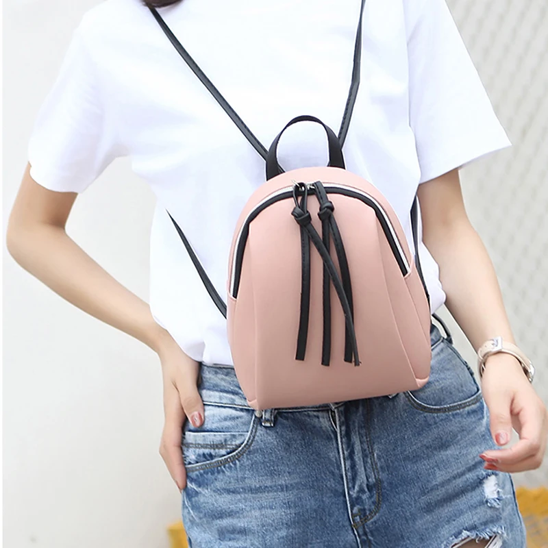 Women's Mini Backpack Multi-Function PU Leather Solid Color Simplicity School Bagpack Small Shoulder Bag For Teenage Grils
Women's Mini Backpack Multi-Function PU Leather Solid Color Simplicity School Bagpack Small Shoulder Bag For Teenage Grils