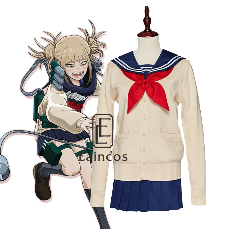Anime My Hero Academia Himiko Toga Uniform Cosplay Costume Boku no Hero Academia Women JK Sailor Suits with Sweaters
Anime My Hero Academia Himiko Toga Uniform Cosplay Costume Boku no Hero Academia Women JK Sailor Suits with Sweaters