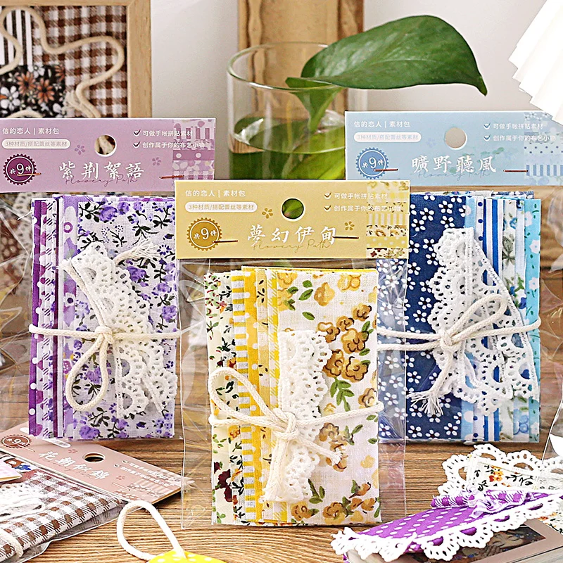 6packs/LOT green wild flower border series creative cloth material package message
6packs/LOT green wild flower border series creative cloth material package message