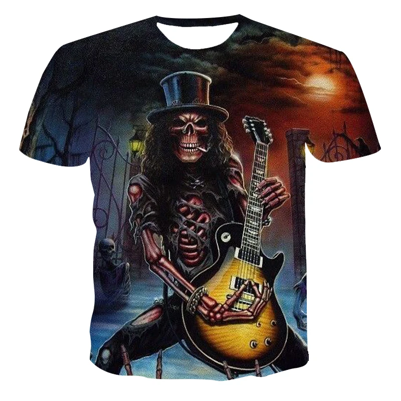2021 Latest Men's Summer Leisure 3D Printing Flame Skull Horror Street Short Sleeve T-Shirt 130-6xl
2021 Latest Men's Summer Leisure 3D Printing Flame Skull Horror Street Short Sleeve T-Shirt 130-6xl