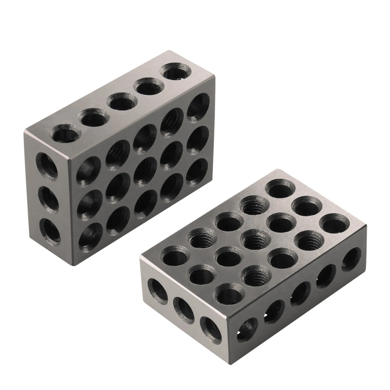 23 Holes Precision 25-50-75mm Blocks 1pair(2pcs) Parallel Clamping Block Set Steel Block 1-2-3" Block Gauge Machine Tools
23 Holes Precision 25-50-75mm Blocks 1pair(2pcs) Parallel Clamping Block Set Steel Block 1-2-3" Block Gauge Machine Tools
