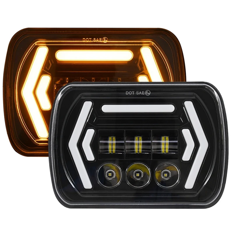 7Inch 7X6 5X7 LED Headlights Driving Running Light Hi-Lo Beam Halo for Jeep Cherokee XJ Wrangler YJ Comanche MJ
7Inch 7X6 5X7 LED Headlights Driving Running Light Hi-Lo Beam Halo for Jeep Cherokee XJ Wrangler YJ Comanche MJ