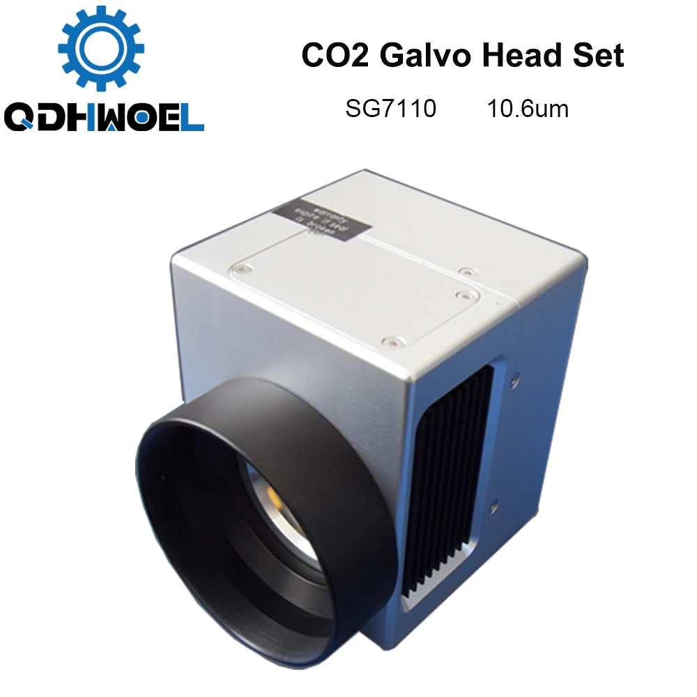 QDHWOEL 10 6 мкм 10600 нм CO2 лазерный сканирующий Galvo Head SG7110 входной открытый мм